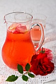 A jug of rose water