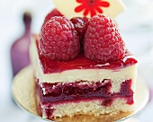Raspberry slice