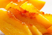 Peach slices (close-up)