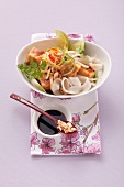 Vegetarian Pad Thai (Thai noodle dish with tofu)