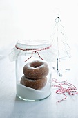 Mini cinnamon doughnuts with cardamom (Christmassy)