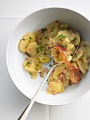 Potato salad with bacon