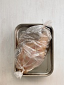 Meat in a roasting bag