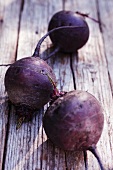 Beetroot on a wooden surface