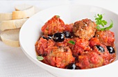 Meat balls in tomato sauce