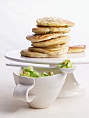 Pancakes with courgettes