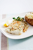 Baked Scrod with a Backed Potato