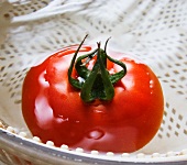 A wet tomato
