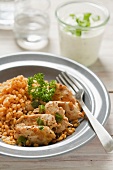 Chicken with lentils