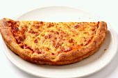 Half a Margherita pizza
