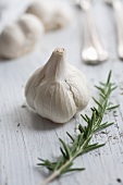 Garlic and rosemary