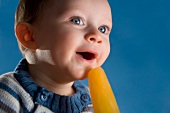 Young Toddler with a Popsicle