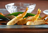 Prawn rolls with a dip