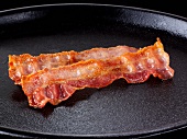 Crispy fried bacon slices