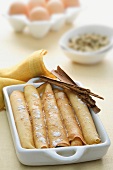 Crepes with spices