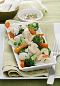 Bocconcini with mixed vegetables