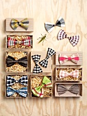 Various bow-ties