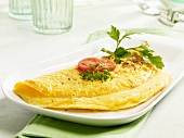 A cheese omelette