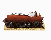 Chocolate Buche De Noel (French Christmas cake)
