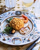 Risotto with seafood