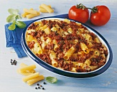 Pastitsio (pasta bake with minced meat, Greece)
