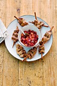 Enten-Satay