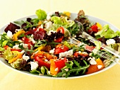 Pepper salad with feta