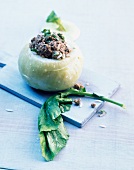 Stuffed kohlrabi