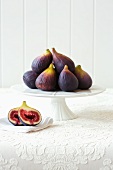 Figs on a cake stand