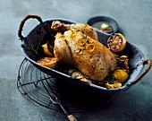 Lemon chicken with rosemary and shallots