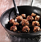 Meatballs in a pan