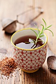 Rooibos tea with rosemary