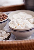 A bowl of marshmallows