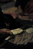 Unleavened bread being made (Egypt)