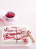Homemade raspberry marshmallows for Mother's Day