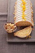 Orange cake with almonds