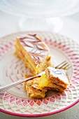 Mille Feuilles mit Pudding gefüllt