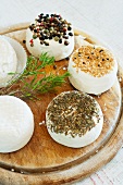 Goat's cheese with herbs and spices