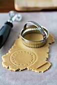 Cutting out biscuits