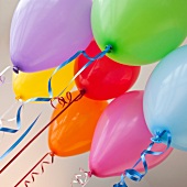 Coloured balloons