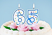 Torte zum 65. Geburtstag