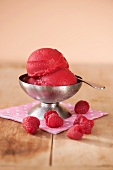 Raspberry ice-cream