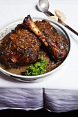 Roast leg of lamb