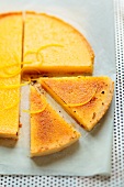 Cream cheese tart with lemon
