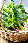 Chard in a basket