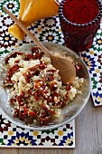Couscous with dried tomatoes