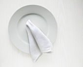 Plate and serviette