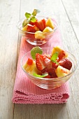 Erdbeer-Ananas-Dessert