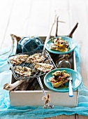 Grilled lemon and thyme sardines