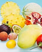 Assorted exotic fruits